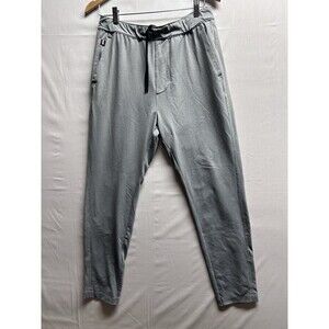 Four Laps Re Up Men’s Soft Grey Jogger Pants Drawstring Medium